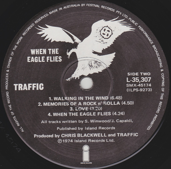 Traffic - When The Eagle Flies | Island Records (L 35307) - 4