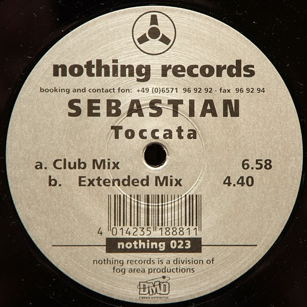Sebastian - Toccata | Nothing Records (nothing 023) - main