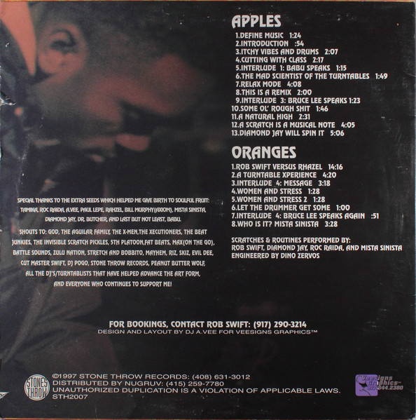 Rob Swift - Presents Soulful Fruit | Stones Throw Records (STH2007) - 2