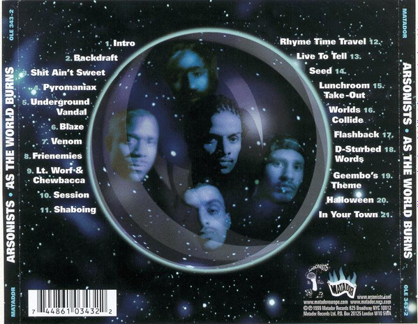 The Arsonists - As The World Burns | Matador (OLE 343-2) - 2