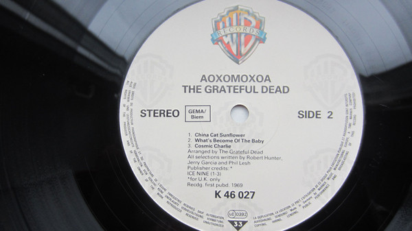 The Grateful Dead - Aoxomoxoa | Warner Bros. Records (7599-27178-1) - 4 The Grateful Dead - Aoxomoxoa | Warner Bros. Records (7599-27178-1) - 4