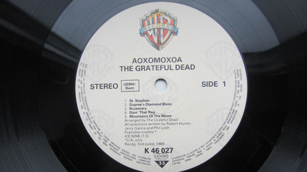 The Grateful Dead - Aoxomoxoa | Warner Bros. Records (7599-27178-1) - 3 The Grateful Dead - Aoxomoxoa | Warner Bros. Records (7599-27178-1) - 3
