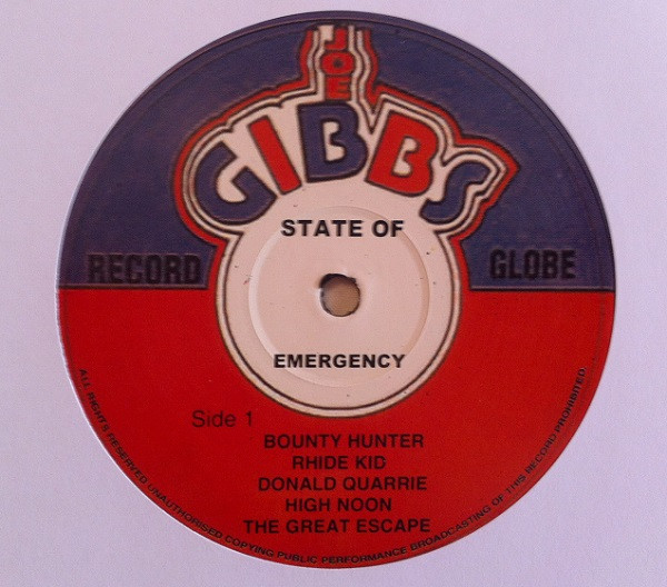 Joe Gibbs & The Professionals - State Of Emergency | Joe Gibbs Record Globe (JB 006, JG 006) - 2 Joe Gibbs & The Professionals - State Of Emergency | Joe Gibbs Record Globe (JB 006, JG 006) - 2