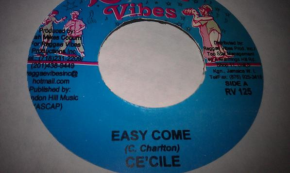 Ce'Cile / Marlon Stewart - Easy Come / What You Gonna Do | Reggae Vibes (RV 125) - main Ce'Cile / Marlon Stewart - Easy Come / What You Gonna Do | Reggae Vibes (RV 125) - main