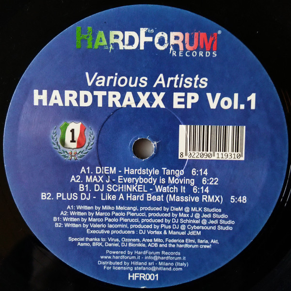Various - Hardtraxx EP Vol.1 | HardForum Records (HFR001) - main Various - Hardtraxx EP Vol.1 | HardForum Records (HFR001) - main