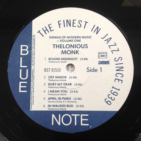 Thelonious Monk - Genius Of Modern Music Volume One | Blue Note (BST 81510) - 4