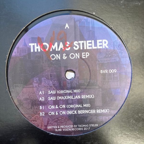 Thomas Stieler - On & On EP | Blind Vision Records (BVR 009)