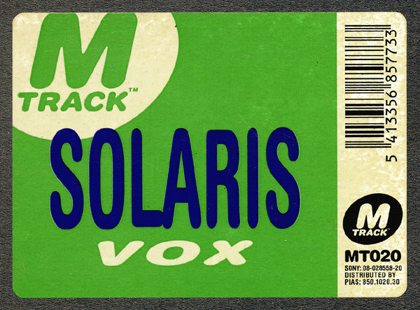 Solaris - Vox | M-Track (MT020) - 3