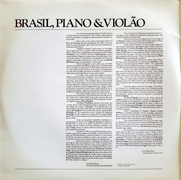 Arthur Moreira Lima / Turibio Santos - Brasil, Piano & Violão | Kuarup Discos (KLP-KM.1) - 2