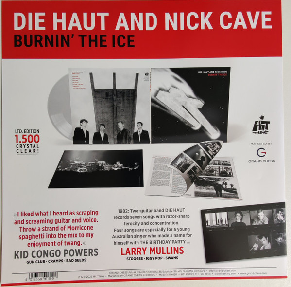 Die Haut And Nick Cave - Burnin' The Ice | Hit Thing (HTLP019) - 3