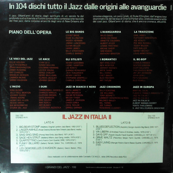 Various - Il Jazz In Italia II | Fabbri Editori (Gdj 100) - 2 Various - Il Jazz In Italia II | Fabbri Editori (Gdj 100) - 2