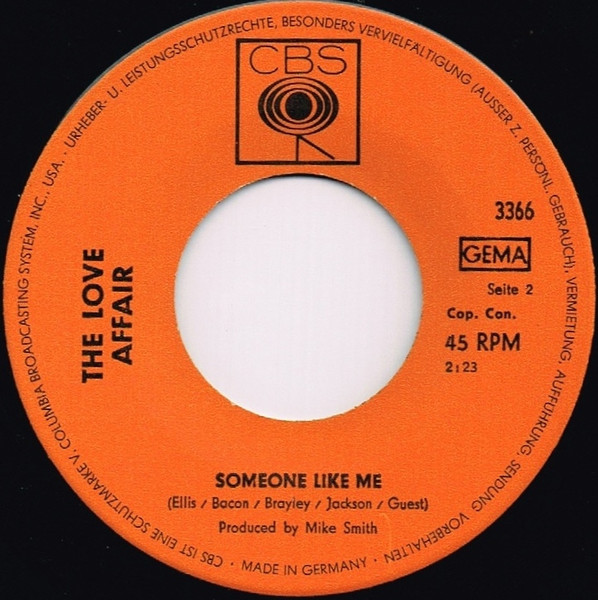 The Love Affair - Rainbow Valley | CBS (3366) - 4 The Love Affair - Rainbow Valley | CBS (3366) - 4