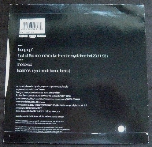 Paul Weller - Hung Up | Go! Discs (GOD 111) - 4