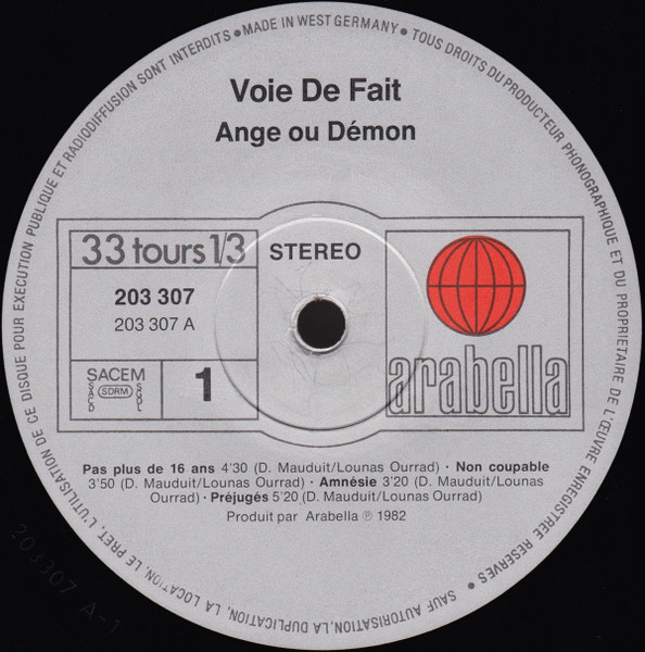 Voie De Fait - Ange Ou Démon | Arabella (203 307) - 3