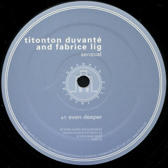 Titonton Duvanté & Fabrice Lig - Sensual | 7th City (SCD 012) - 2