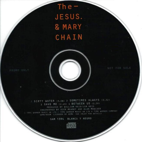 The Jesus And Mary Chain - 4 Track Album Sampler | Blanco Y Negro (SAM 1394) - 4
