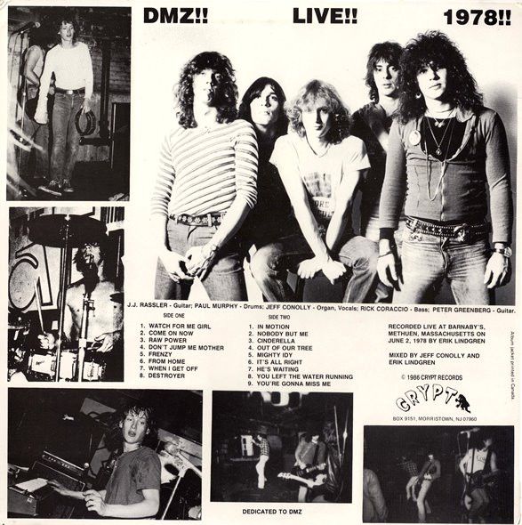 DMZ - DMZ!! Live!! 1978!! | Crypt Records (CR-009) - 2 DMZ - DMZ!! Live!! 1978!! | Crypt Records (CR-009) - 2