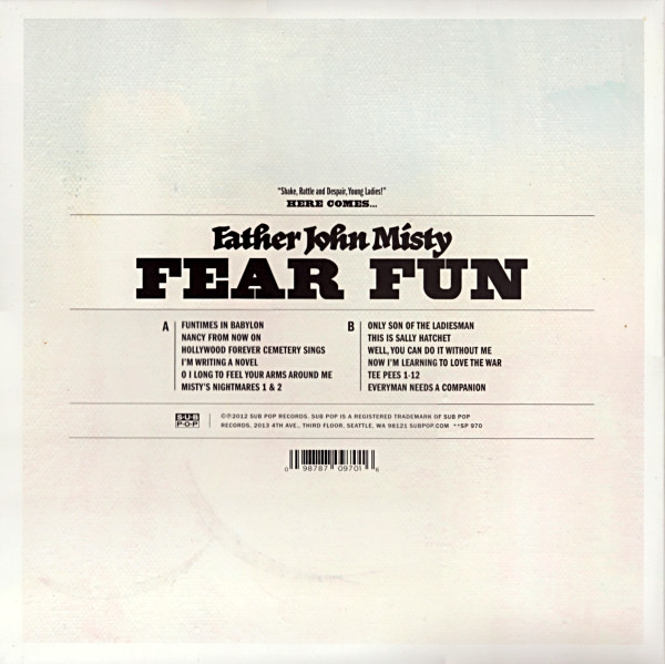Father John Misty - Fear Fun | Sub Pop (SP 970) - 4
