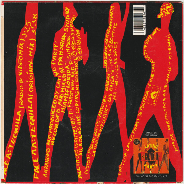 Latino Party - Tequila | Polydor (879 276-7) - 2