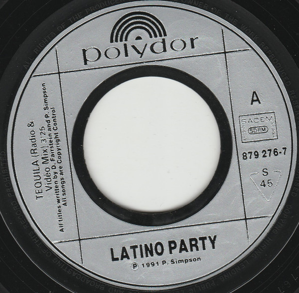 Latino Party - Tequila | Polydor (879 276-7) - 3