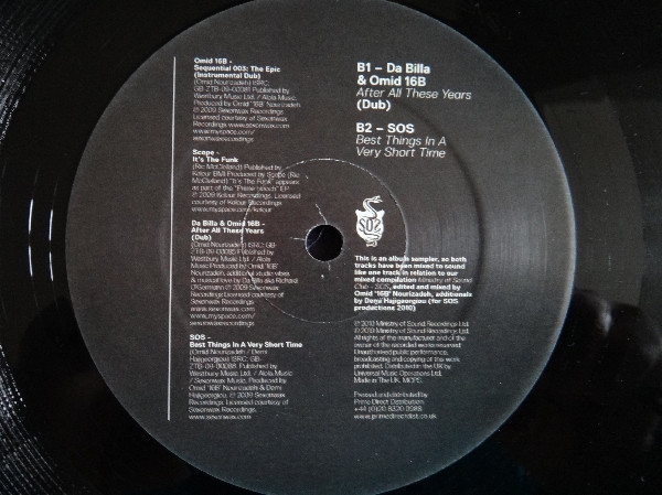 SOS - DJ MIX Series | Ministry Of Sound (MOSCLUBLP001) - 2