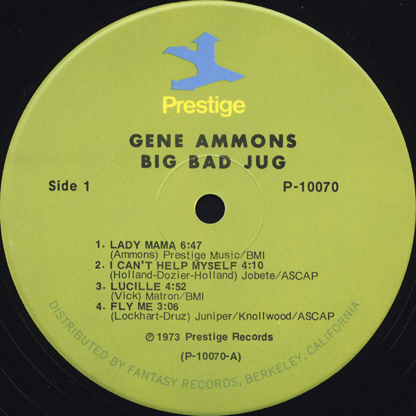 Gene Ammons - Big Bad Jug | Prestige (P-10070) - 2