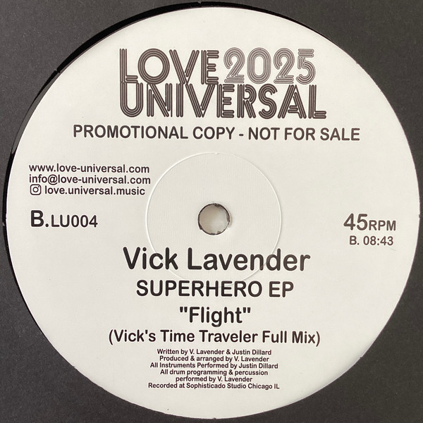 Vick Lavender - Superhero EP | Love Universal (LU004) - 3 Vick Lavender - Superhero EP | Love Universal (LU004) - 3
