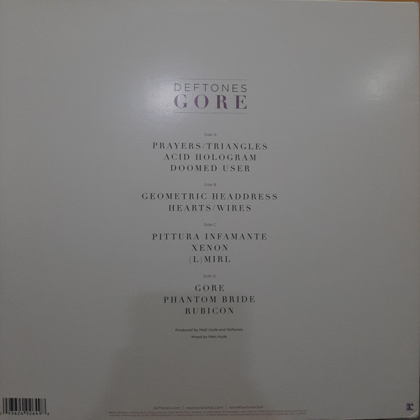 Deftones - Gore | Reprise Records (9362-49264-9) - 2 Deftones - Gore | Reprise Records (9362-49264-9) - 2