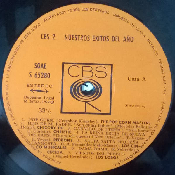 Various - CBS 2. Nuestros Exitos Del Año | CBS (S 65280) - 3 Various - CBS 2. Nuestros Exitos Del Año | CBS (S 65280) - 3
