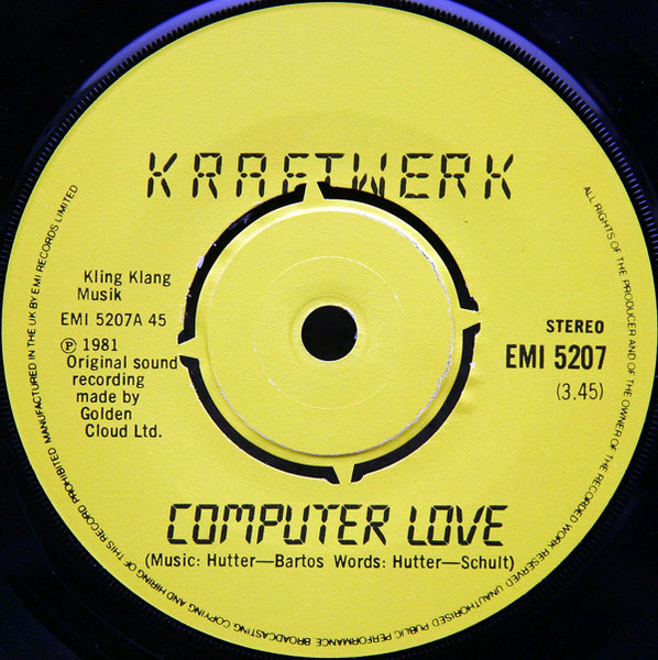 Kraftwerk - The Model / Computer Love | EMI (EMI 5207) - 4