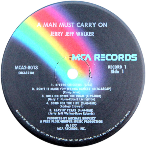 Jerry Jeff Walker - A Man Must Carry On | MCA Records (MCA2-8013) - 4