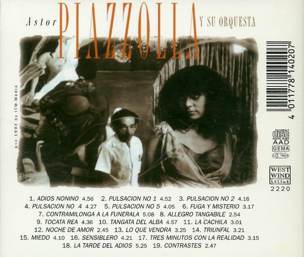 Astor Piazzolla - Pulsacion - Tres Minutos Con La Realidad | West Wind Latina (WW 2220) - 2