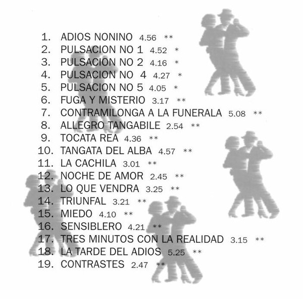 Astor Piazzolla - Pulsacion - Tres Minutos Con La Realidad | West Wind Latina (WW 2220) - 4