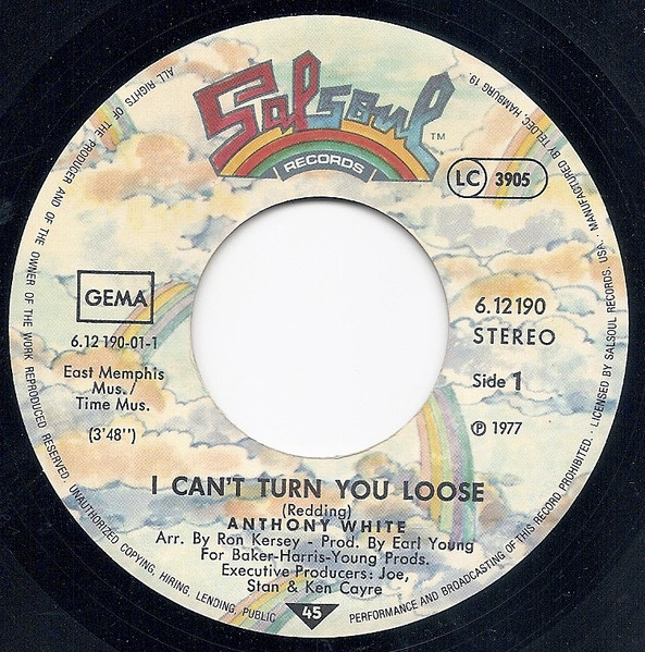 Anthony White - I Can't Turn You Loose / Block Party | Salsoul Records (6.12190) - 2