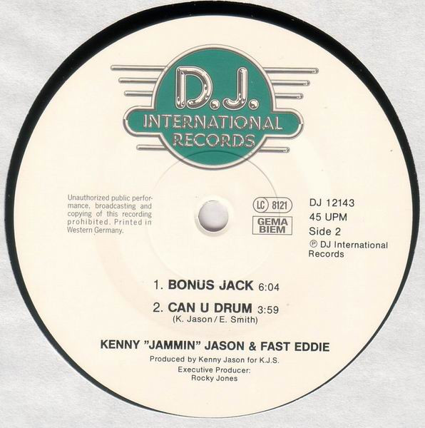 Kenny "Jammin" Jason Feat. "Fast" Eddie Smith - Can U Dance (The Acid Remixes) (12") [Vinyl] | D.J. International Records (DJ 12143) - 4