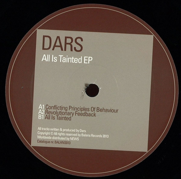 Dars - All Is Tainted EP | Balans Records (BALANS013) - main Dars - All Is Tainted EP | Balans Records (BALANS013) - main