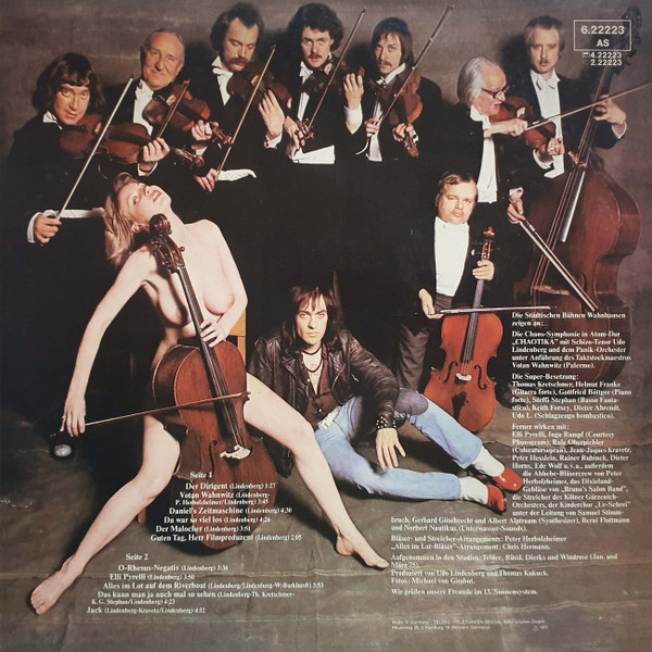 Udo Lindenberg Und Das Panikorchester - Votan Wahnwitz | Telefunken (6.22223) - 2