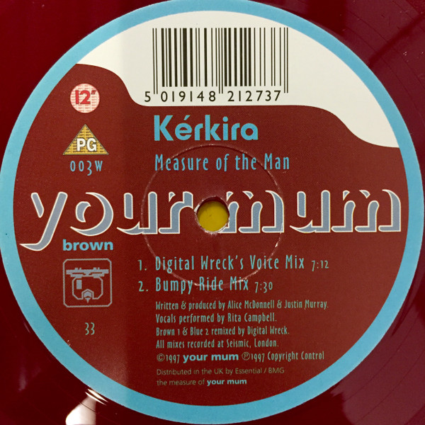 Kerkira - Measure Of The Man | Your Mum (PG 003) - main