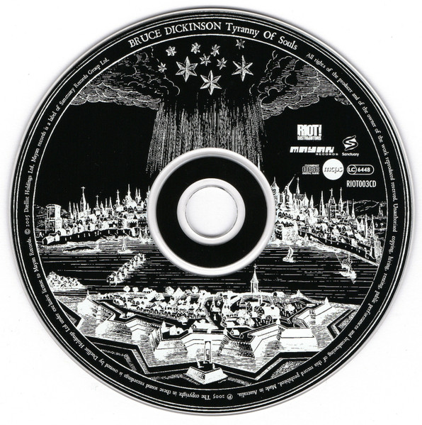 Bruce Dickinson - Tyranny Of Souls CD | Mayan Records (RIOT003CD) - 3 Bruce Dickinson - Tyranny Of Souls CD | Mayan Records (RIOT003CD) - 3