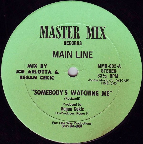 Main Line - Somebody's Watching Me | Master Mix Records (MMR 002) - main Main Line - Somebody's Watching Me | Master Mix Records (MMR 002) - main