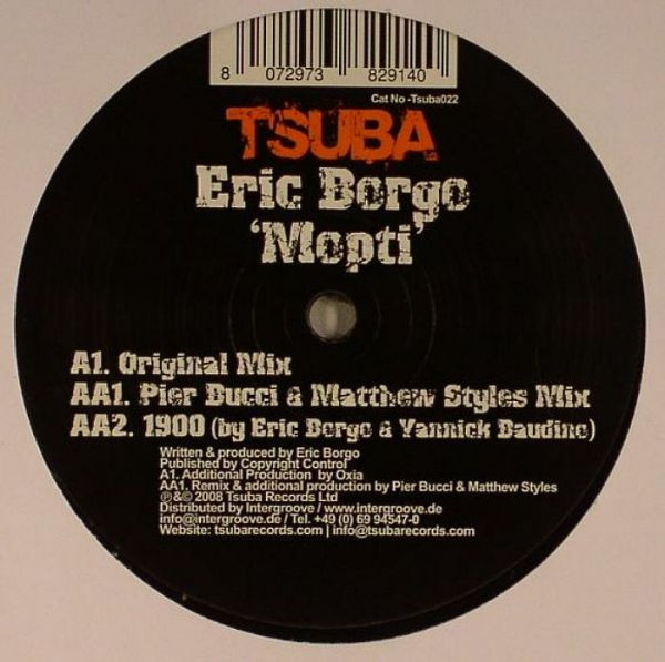 Eric Borgo - Mopti | Tsuba Records (Tsuba022)
