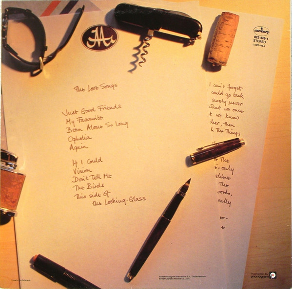 Peter Hammill - The Love Songs | Mercury (822 449-1) - 2