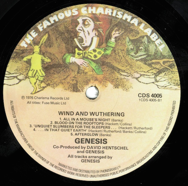 Genesis - Wind & Wuthering | Charisma (CDS 4005) - 4 Genesis - Wind & Wuthering | Charisma (CDS 4005) - 4