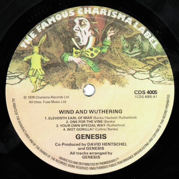 Genesis - Wind & Wuthering | Charisma (CDS 4005) - 3 Genesis - Wind & Wuthering | Charisma (CDS 4005) - 3