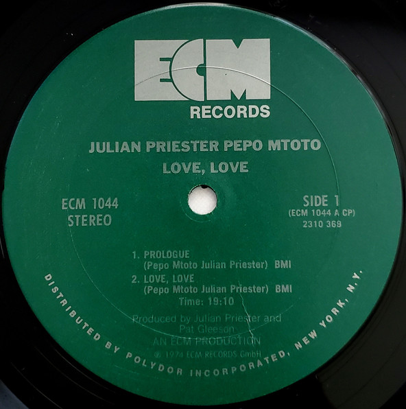 Julian Priester - Love, Love [Vinyl] | ECM Records (ECM 1044 ST) - 3