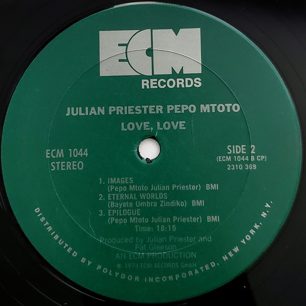 Julian Priester - Love, Love [Vinyl] | ECM Records (ECM 1044 ST) - 4