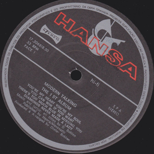 Modern Talking - The 1st Album | Hansa (17.206818.50) - 3