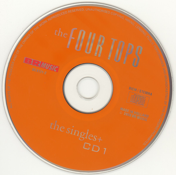 Four Tops - The Singles+ | BR Music (BS 8121-2) - 3 Four Tops - The Singles+ | BR Music (BS 8121-2) - 3