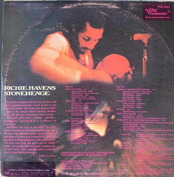 Richie Havens - Stonehenge | Verve Forecast (FVS 9523) - 2
