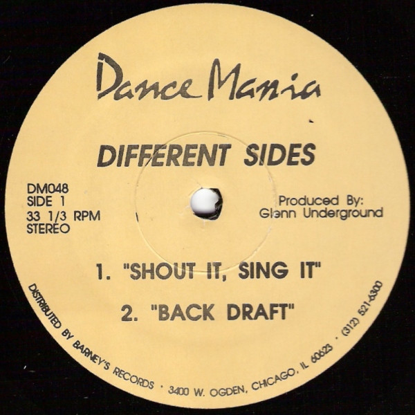 Glenn Underground & Craig Gilliam - Different Sides | Dance Mania (DM048) - main Glenn Underground & Craig Gilliam - Different Sides | Dance Mania (DM048) - main